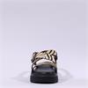 Una Healy Replay Chunky Sole Sandal - Black Zebra